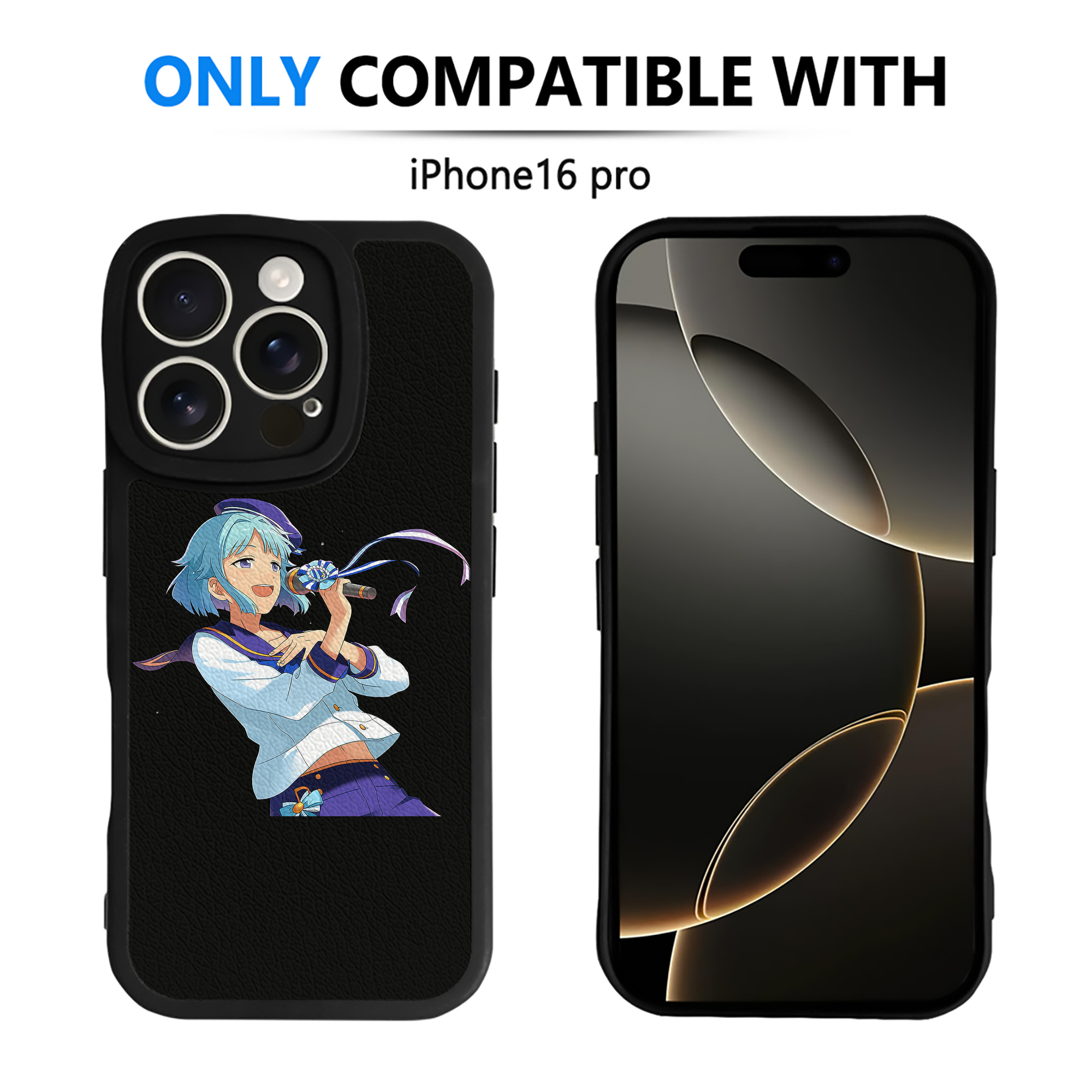 （画像用） あんさんぶるスターズ! Ensemble Stars 【iPhone 16シリーズ対応】シリコンスマホケース（レザー調） 材質：シリコン
